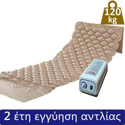 Σετ αερόστρωμα κατακλίσεων με αντλία Mobiakcare (120 Kg) Αεροστρώματα κατακλίσεων με αντλία
