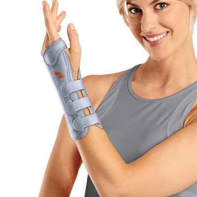 Ελαστικός νάρθηκας καρπού με σιλικόνη Manu Hit Carpal | Αριστερός Καρπός - Άκρα χείρα