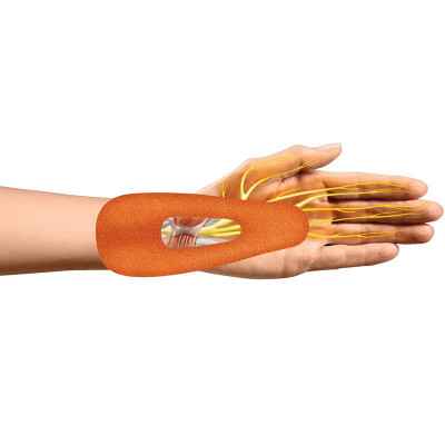 Ελαστικός νάρθηκας καρπού με σιλικόνη Manu Hit Carpal | Δεξιός Καρπός - Άκρα χείρα