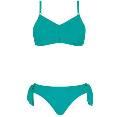 Μαγιό μαστεκτομής Amoena Ocean Breeze TP Bikini Set σμαραγδί Μαγιό μαστεκτομής Amoena