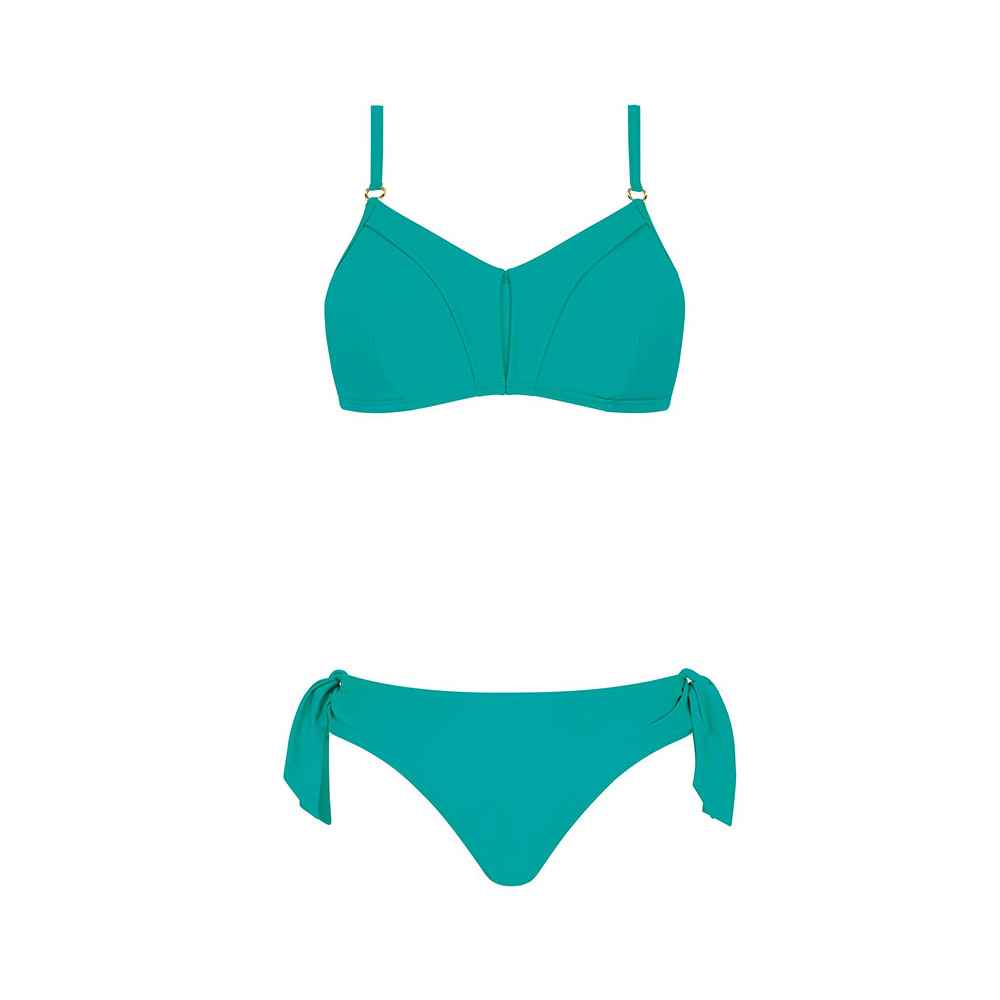Μαγιό μαστεκτομής Amoena Ocean Breeze TP Bikini Set σμαραγδί Μαγιό μαστεκτομής Amoena
