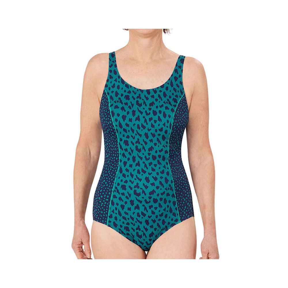 Μαγιό μαστεκτομής ολόσωμο Amoena Manila FB | Πετρόλ Μαγιό μαστεκτομής Amoena