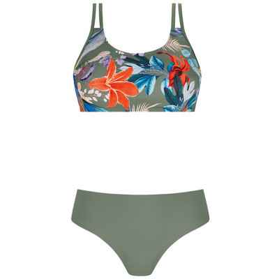 Μαγιό μαστεκτομής Bikini Set Amoena Krabi SB | Λαδί Μαγιό μαστεκτομής Amoena