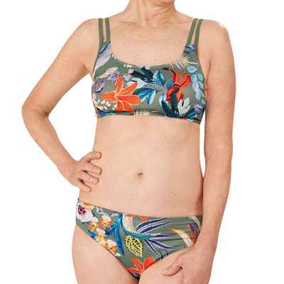 Μαγιό μαστεκτομής Bikini Set Amoena Krabi SB | Λαδί Μαγιό μαστεκτομής Amoena