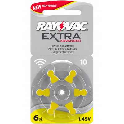 Μπαταρίες ακουστικών βαρηκοΐας Rayovac Extra Advanced 10 (6τμχ) Μπαταρίες ακουστικών βαρηκοΐας