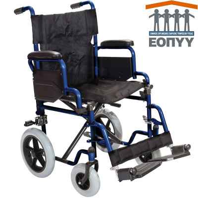 Αναπηρικό αμαξίδιο μεταφοράς Gemini Blue μέσω ΕΟΠΥΥ Αναπηρικό αμαξίδιο απλού τύπου με ΕΟΠΥΥ