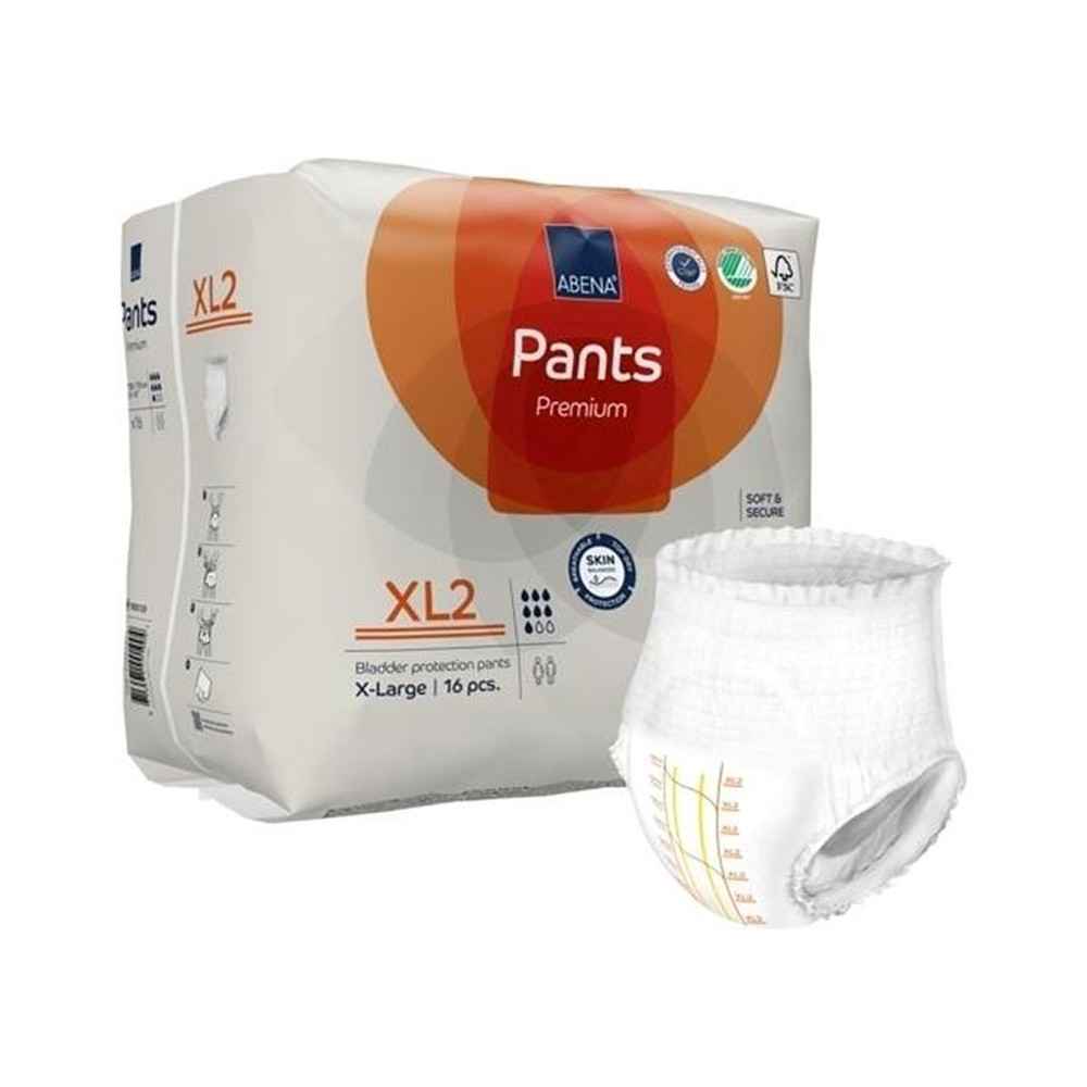 Βρακάκι - Slip νύκτας βαριάς ακράτειας Abena Pants Premium XL2 Extra Large 16 τμχ Πάνες βρακάκι ακράτειας