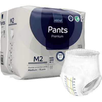 Βρακάκι - Slip νύχτας βαριάς ακράτειας Abena Pants Premium M2 Medium 15 τμχ Πάνες βρακάκι ακράτειας