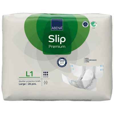 Πάνες μεγάλης ακράτειας Abena Premium νύχτας L1 Large 26 τμχ Πάνες ακράτειας με αυτοκόλλητο