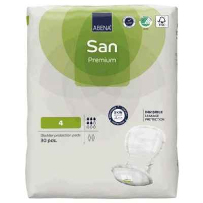 Σερβιέτες ακράτειας Abena Abri San Premium No4 Maxi 30 τμχ Σερβιέτες ακράτειας Abena