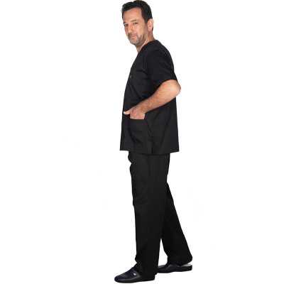 Σετ στολή Νοσηλευτών & Ιατρών Alezi Unisex | Μαύρο Στολές Ιατρών / Νοσηλευτών Unisex