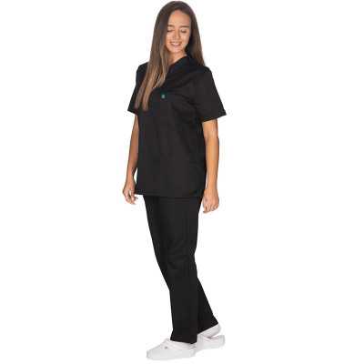 Σετ στολή Νοσηλευτών & Ιατρών Alezi Unisex | Μαύρο Στολές Ιατρών / Νοσηλευτών Unisex