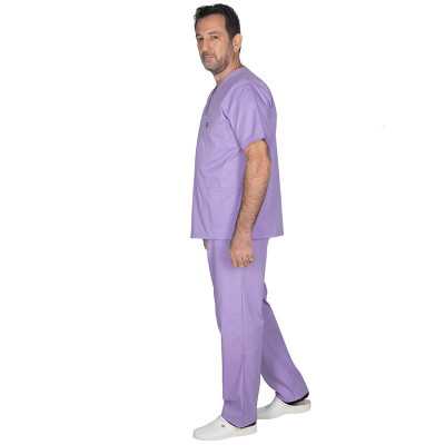 Ιατρική στολή Set Alezi Unisex | Μωβ Στολές Ιατρών / Νοσηλευτών Unisex