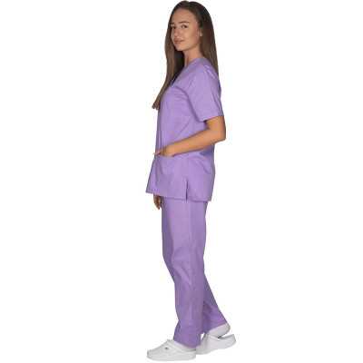 Ιατρική στολή Set Alezi Unisex | Μωβ Στολές Ιατρών / Νοσηλευτών Unisex
