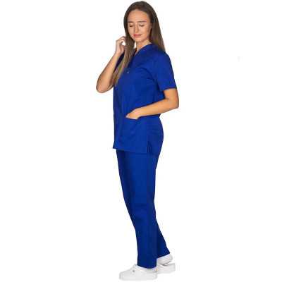 Σετ στολή Ιατρική - Νοσηλευτών Alezi Unisex Classic | Μπλε Στολές Ιατρών / Νοσηλευτών Unisex
