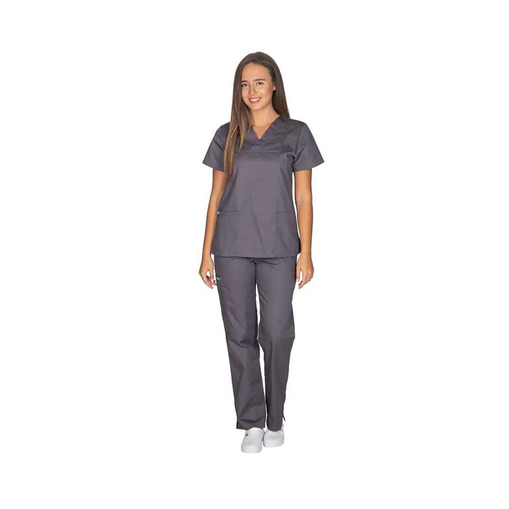 Σετ γυναικεία νοσοκομειακή στολή Alezi Classic Fit | Γκρι Στολές γυναικείες Classic Fit