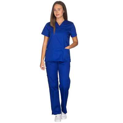 Σετ στολή Ιατρών & Νοσηλευτών γυναικεία Alezi Classic Fit | Μπλε Στολές γυναικείες Classic Fit