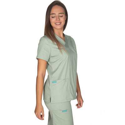 Σετ νοσοκομειακή στολή γυναικεία Alezi Classic Fit | Λαδί Στολές γυναικείες Classic Fit
