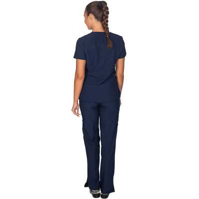 Σετ ιατρική στολή Stretch γυναικεία Alezi | Navy Blue Στολές γυναικείες Stretch