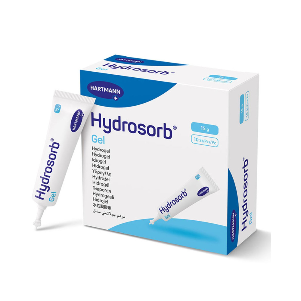 Υδροκυτταρική γέλη κατακλίσεων Hartmann Hydrosorb Gel 15g /10 τμχ Επιθέματα υδροκυτταρικού gel Hartmann Hydrosorb