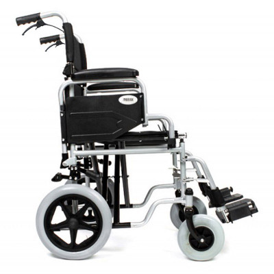 Αμαξίδιο μεταφοράς Gemini 46 cm Mobiakcare με φρένα (έως 130 kg) Αναπηρικά αμαξίδια μεσαίοι τροχοί