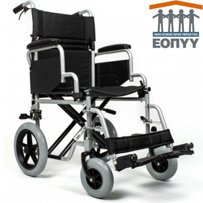 Αμαξίδιο μεταφοράς ενισχυμένο (έως 130 kg) Silver Gemini με ΕΟΠΥΥ Αναπηρικό αμαξίδιο απλού τύπου με ΕΟΠΥΥ