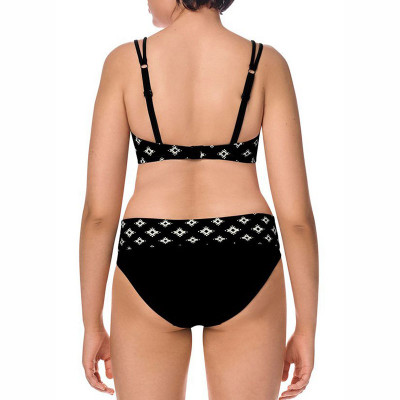 Μαγιό μαστεκτομής Amoena Palermo SB Bikini Set | Μαύρο Μαγιό μαστεκτομής Amoena
