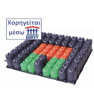 Μαξιλάρι κατακλίσεων με αεροκυψέλες Ergo Lite 0810015 (46x40x6/10cm) Μαξιλάρια κατακλίσεων