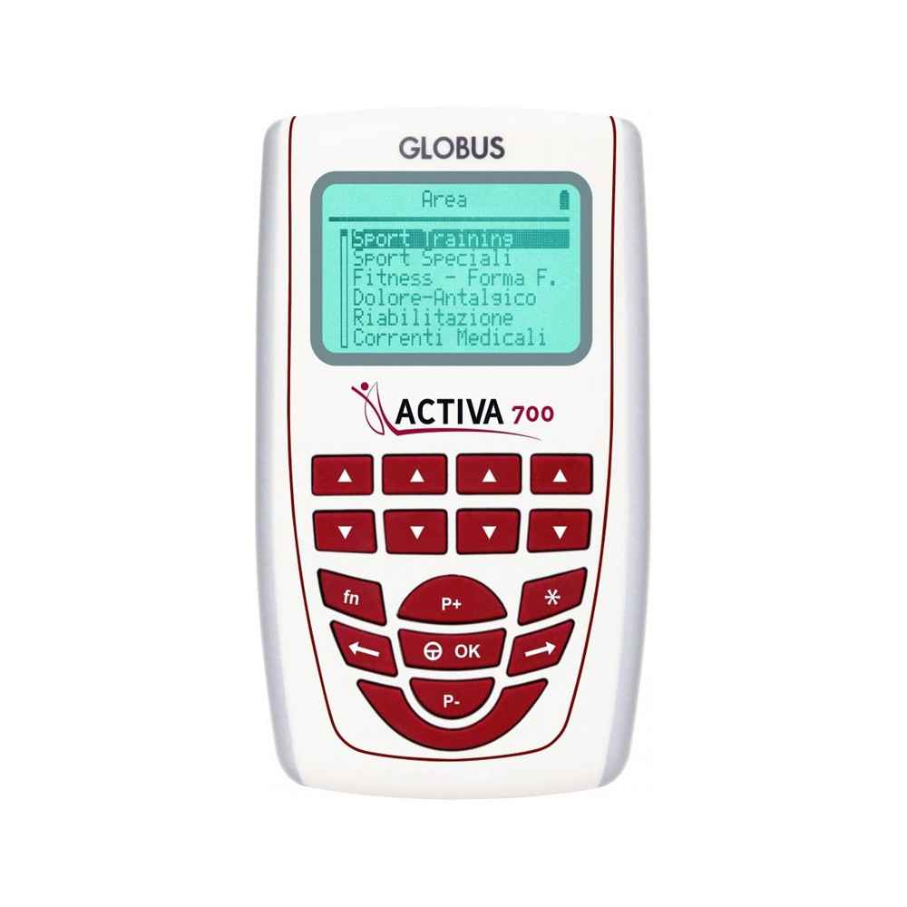Συσκευή ηλεκτροδιέγερσης Globus Activa 700 + Δώρο σετ ηλεκτρόδια και Gel Ηλεκτροδιεγέρτες για Ηλεκτροδιέγερση μυών