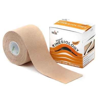Επίδεσμος κινησιοθεραπείας Kinesiology tape Nasara® 5cm x 5m Μπεζ Προϊόντα Taping