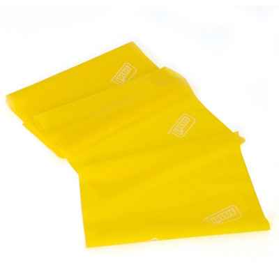 Eλαστικός ιμάντας άσκησης 2.5m x 15cm Sissel Fitband Essential Light κίτρινος Λάστιχα - Ιμάντες γυμναστικής