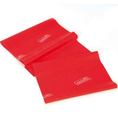 Eλαστικός ιμάντας άσκησης 2.5m x 15cm Sissel Fitband Essential Medium κόκκινος Λάστιχα - Ιμάντες γυμναστικής