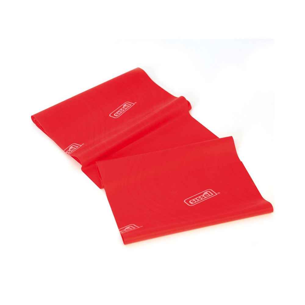 Eλαστικός ιμάντας άσκησης 2.5m x 15cm Sissel Fitband Essential Medium κόκκινος Λάστιχα - Ιμάντες γυμναστικής