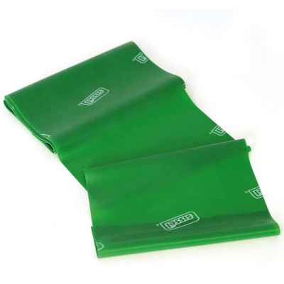 Eλαστικός ιμάντας άσκησης 2.5m x 15cm Sissel Fitband Essential Strong πράσινος Λάστιχα - Ιμάντες γυμναστικής