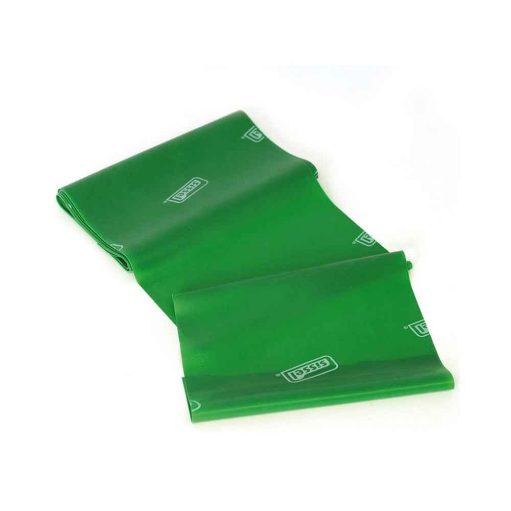 Eλαστικός ιμάντας άσκησης 2.5m x 15cm Sissel Fitband Essential Strong πράσινος Λάστιχα - Ιμάντες γυμναστικής
