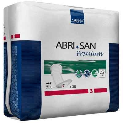 Σερβιέτες ακράτειας Abena Abri San Premium No3 Midi 28τμχ Σερβιέτες ακράτειας Abena