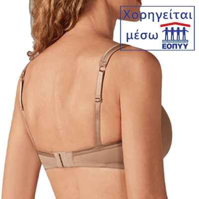 Στηθόδεσμος μαστεκτομής Lara Satin SB Μαύρο Σουτιέν μαστεκτομής