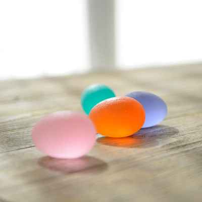 Ωοειδές μπαλάκι φυσικοθεραπείας Sissel Press Egg Strong - Πράσινο Άσκηση άκρας χείρας