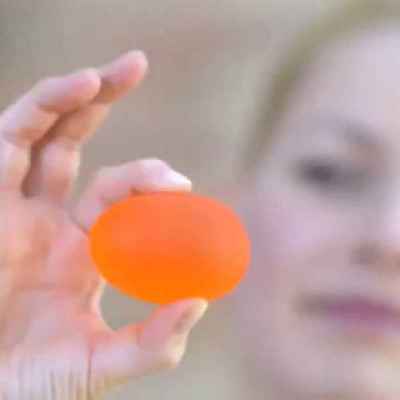 Ωοειδές μπαλάκι φυσικοθεραπείας Sissel Press Egg X-Strong - Πορτοκαλί Άσκηση άκρας χείρας
