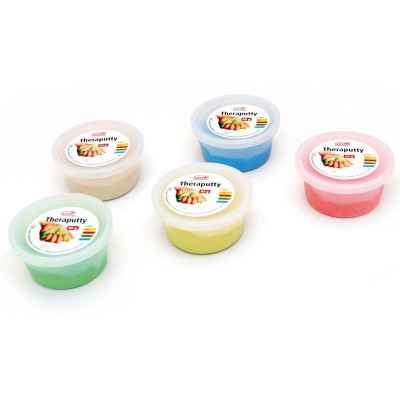 Θεραπευτική πλαστελίνη Sissel Theraputty Medium - Κόκκινο Άσκηση άκρας χείρας