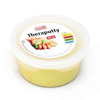 Θεραπευτική πλαστελίνη Sissel Theraputty Soft - Κίτρινη Άσκηση άκρας χείρας