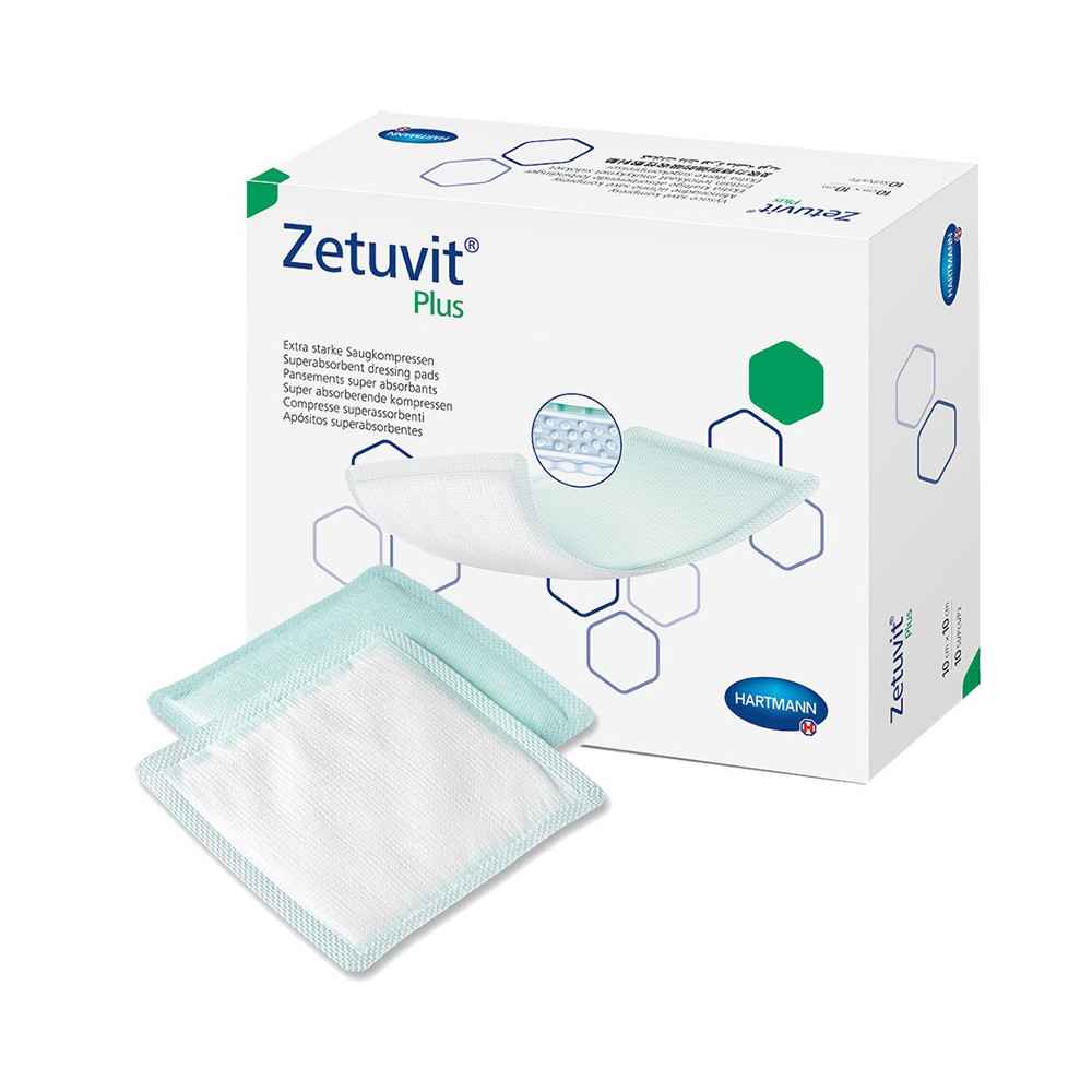 Επιθέματα κατακλίσεων Hartmann Zetuvit Plus 10x10 cm | Συσκευασία 10 τεμ. Επιθέματα κατακλίσεων Hartmann Zetuvit Plus