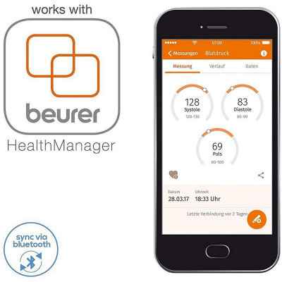 Ψηφιακό πιεσόμετρο βραχίονα Beurer BM 54 Bluetooth® Ηλεκτρονικά Πιεσόμετρα