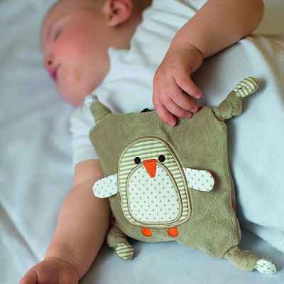 Παιδική θερμοφόρα με φυσικούς σπόρους Fashy Πιγκουίνος Θερμοφόρες με σπόρους